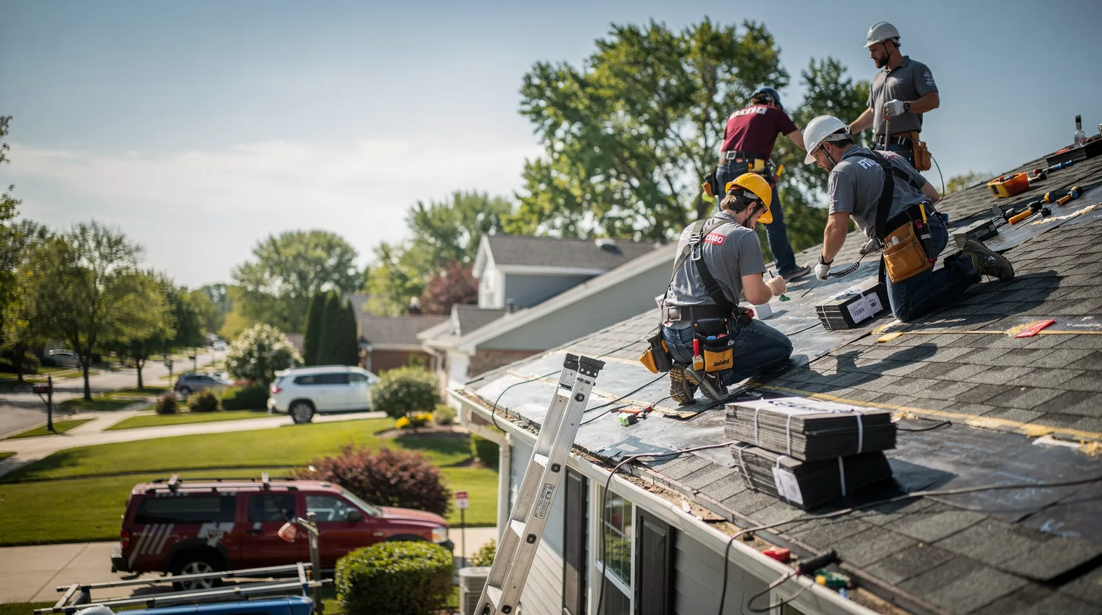 Roof Repair in Rosamond, IL around you